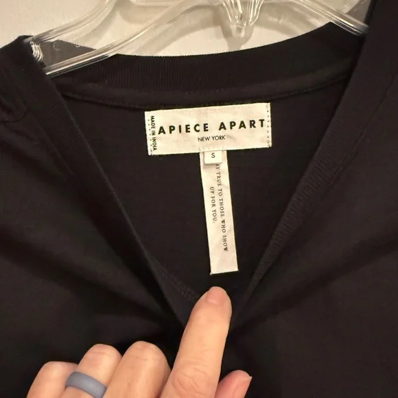 Apiece Apart Black Midi Dress - Picture 8 of 8